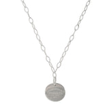 Repurposed Tiffany Pendant Necklace