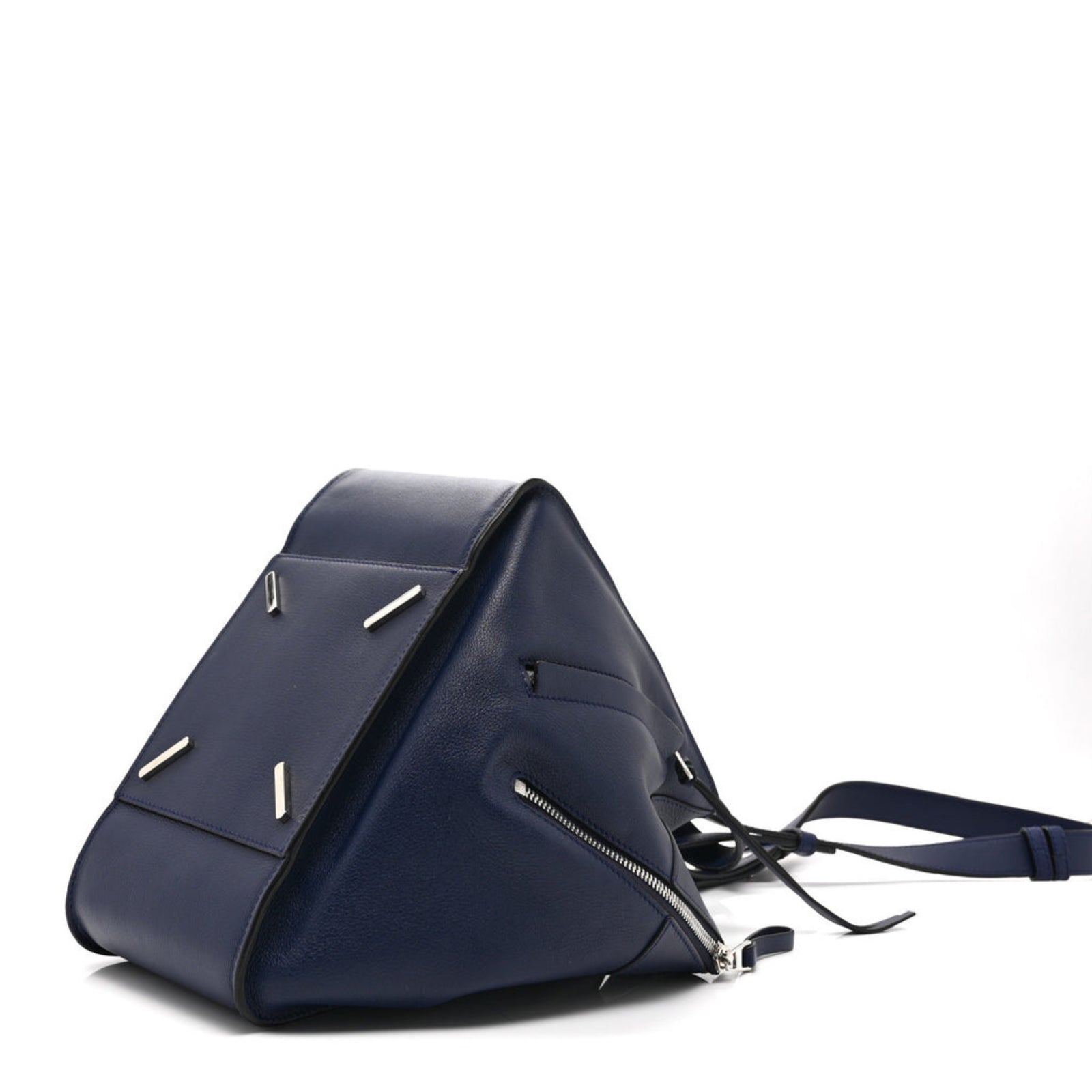 Calfskin Small Hammock Shoulder Bag Marine