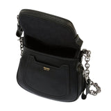 Calfskin Mini Jennifer Crossbody Bag Black