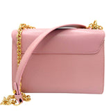 Epi Twist Shoulder Bag MM Rose Ballerine