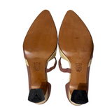Pink White Heels 8.5