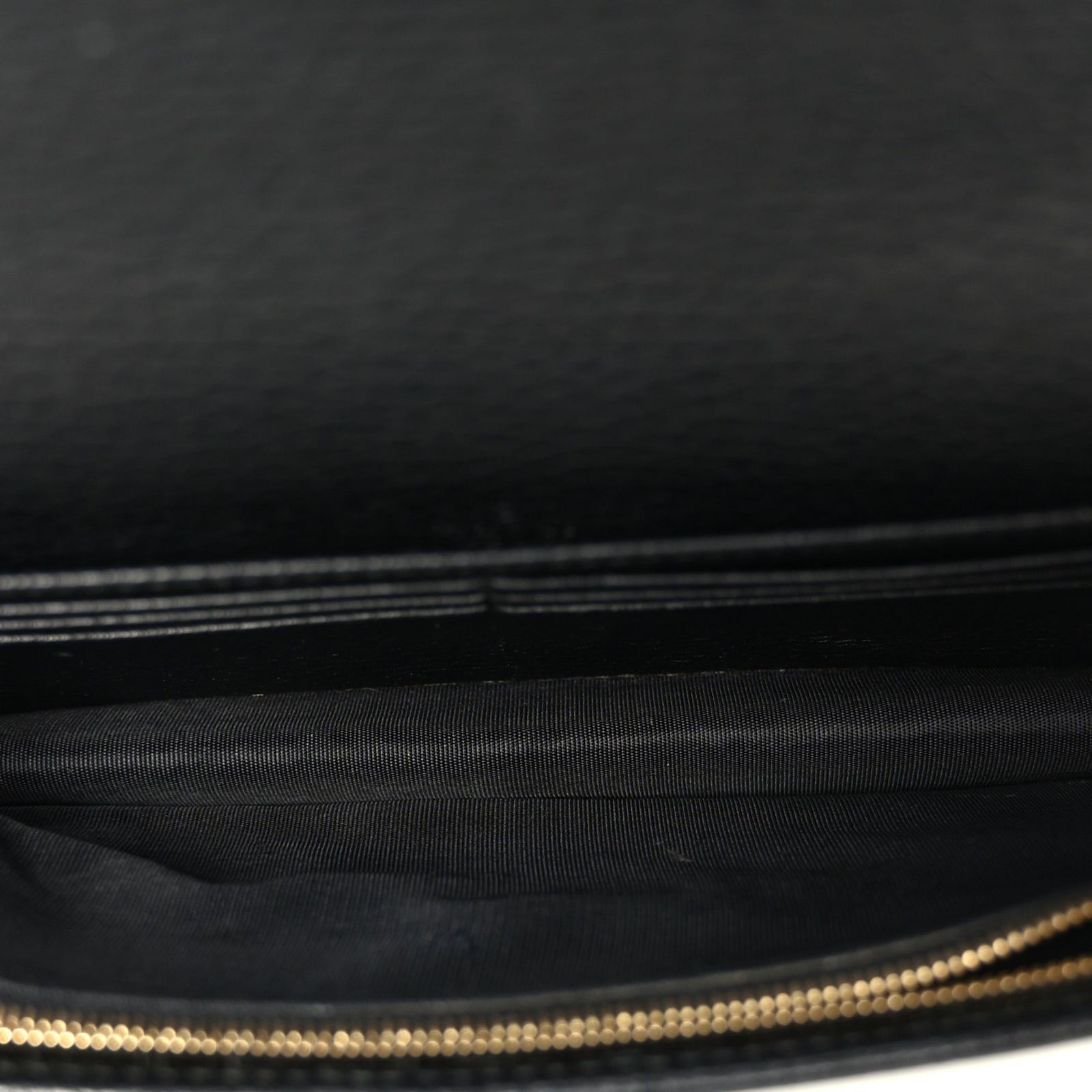 Calfskin Mini GG Marmont Chain Wallet Black