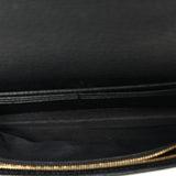 Calfskin Mini GG Marmont Chain Wallet Black