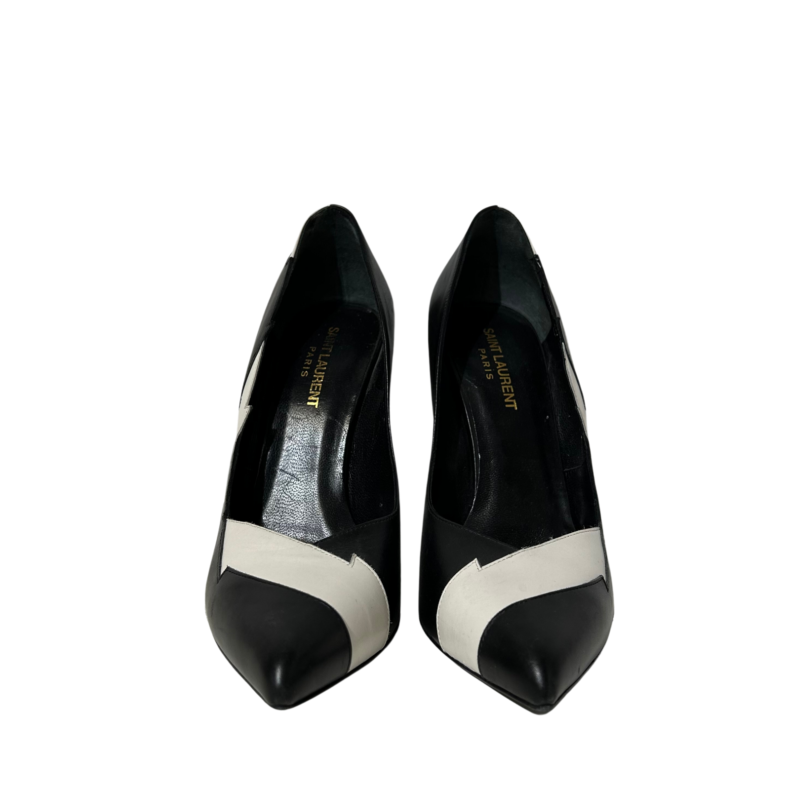 Black white high heels online