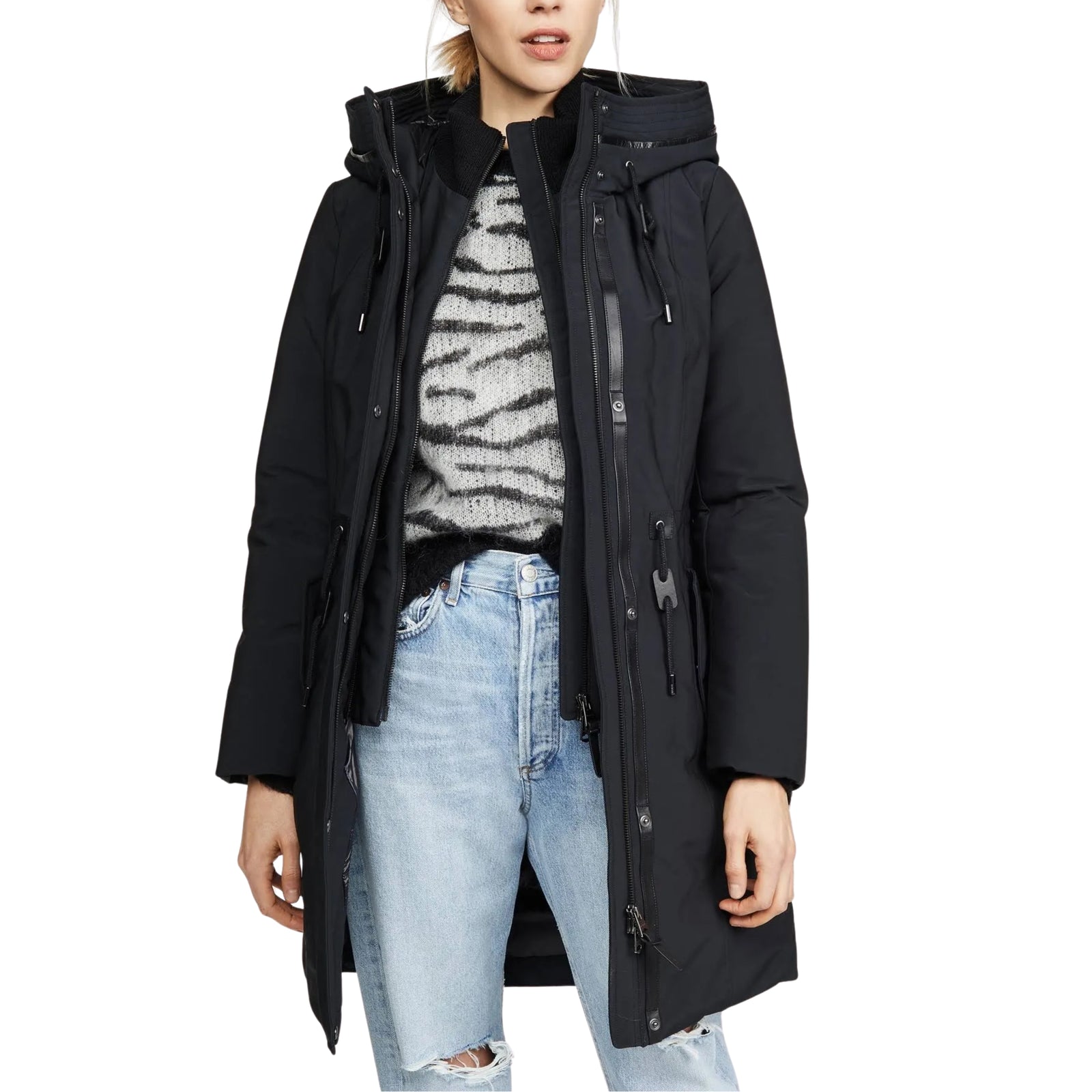 Beckah Black Parka