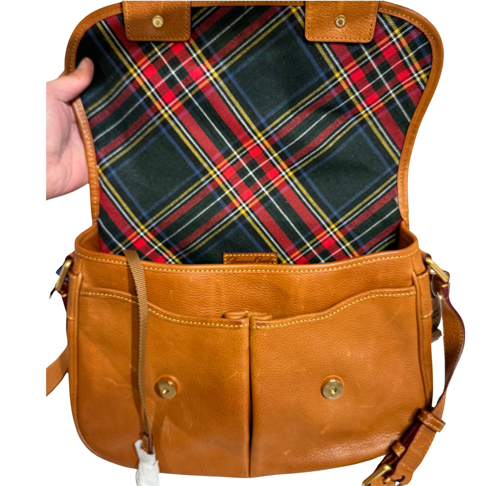 Florentine Shearling Saddle Bag