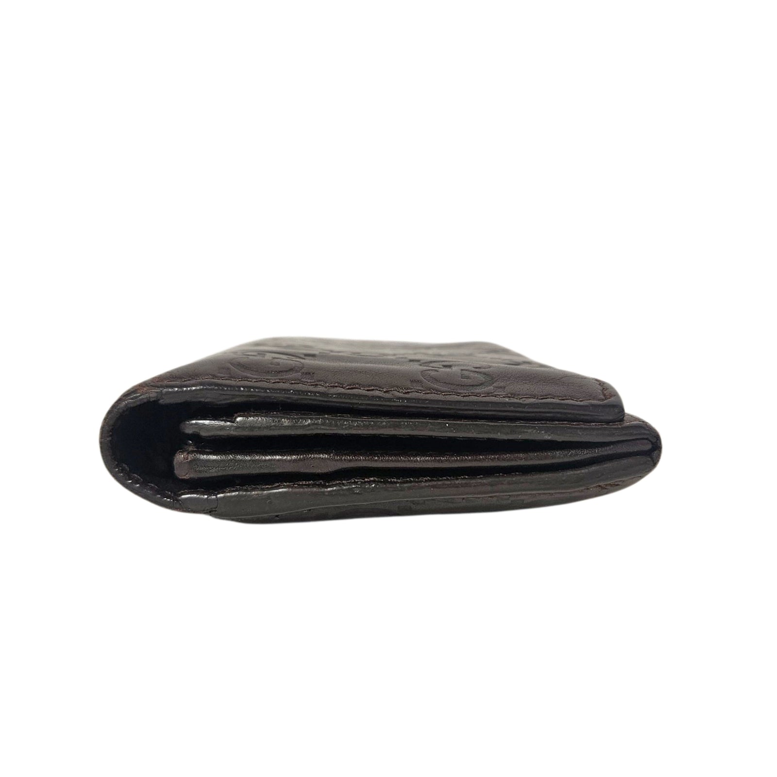 GG Continental Long Wallet in Brown