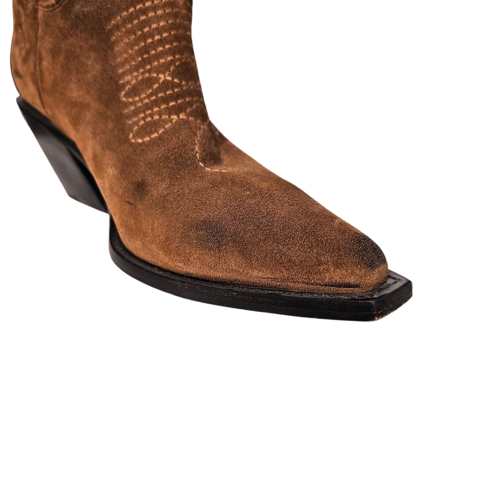 Mid Tania Boots in Toffee Suede 40