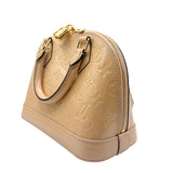 Citrine Monogram Vernis Alma BB Bag