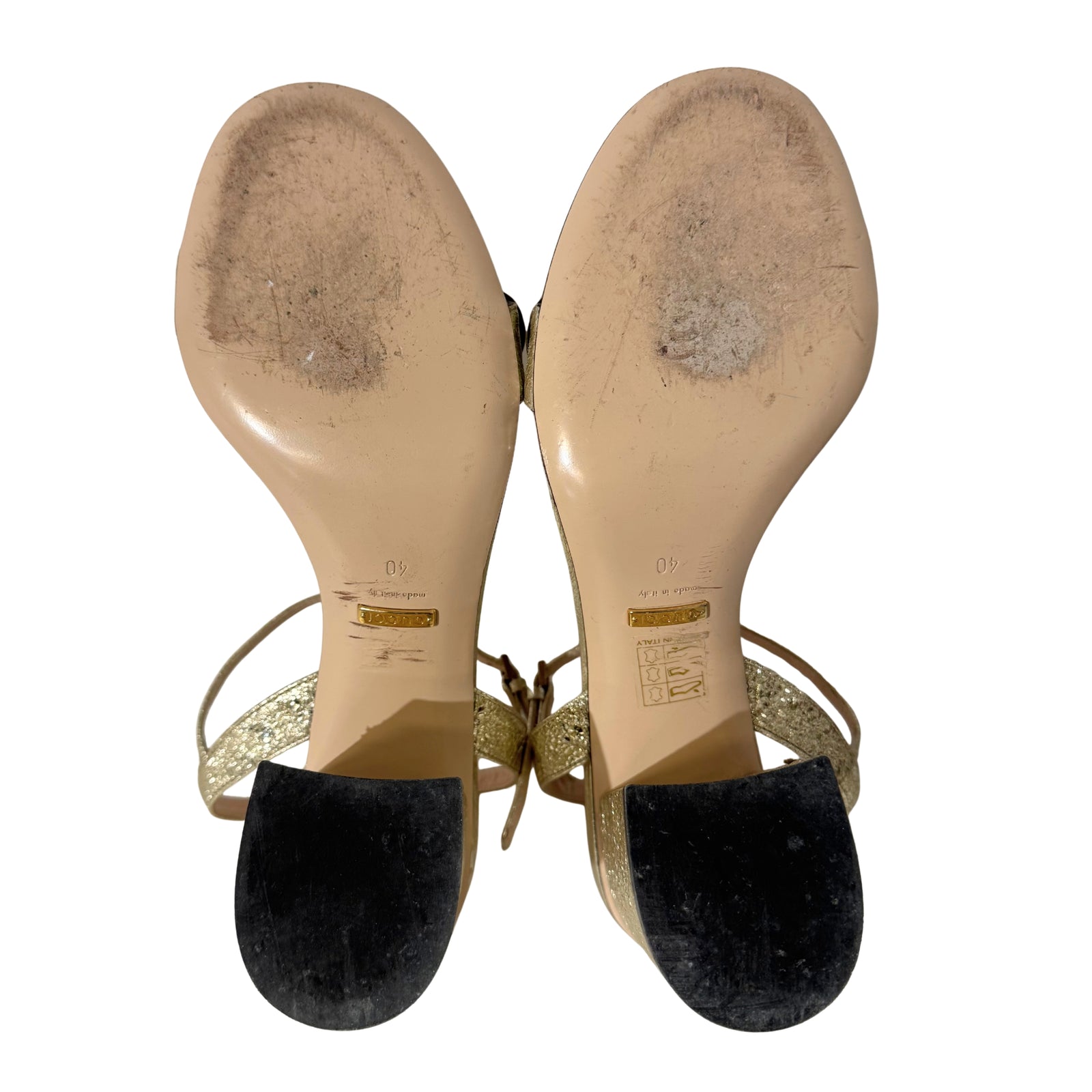 Gold Sandals 40