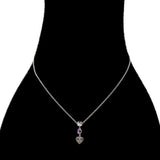 Heart Amethyst Pendant