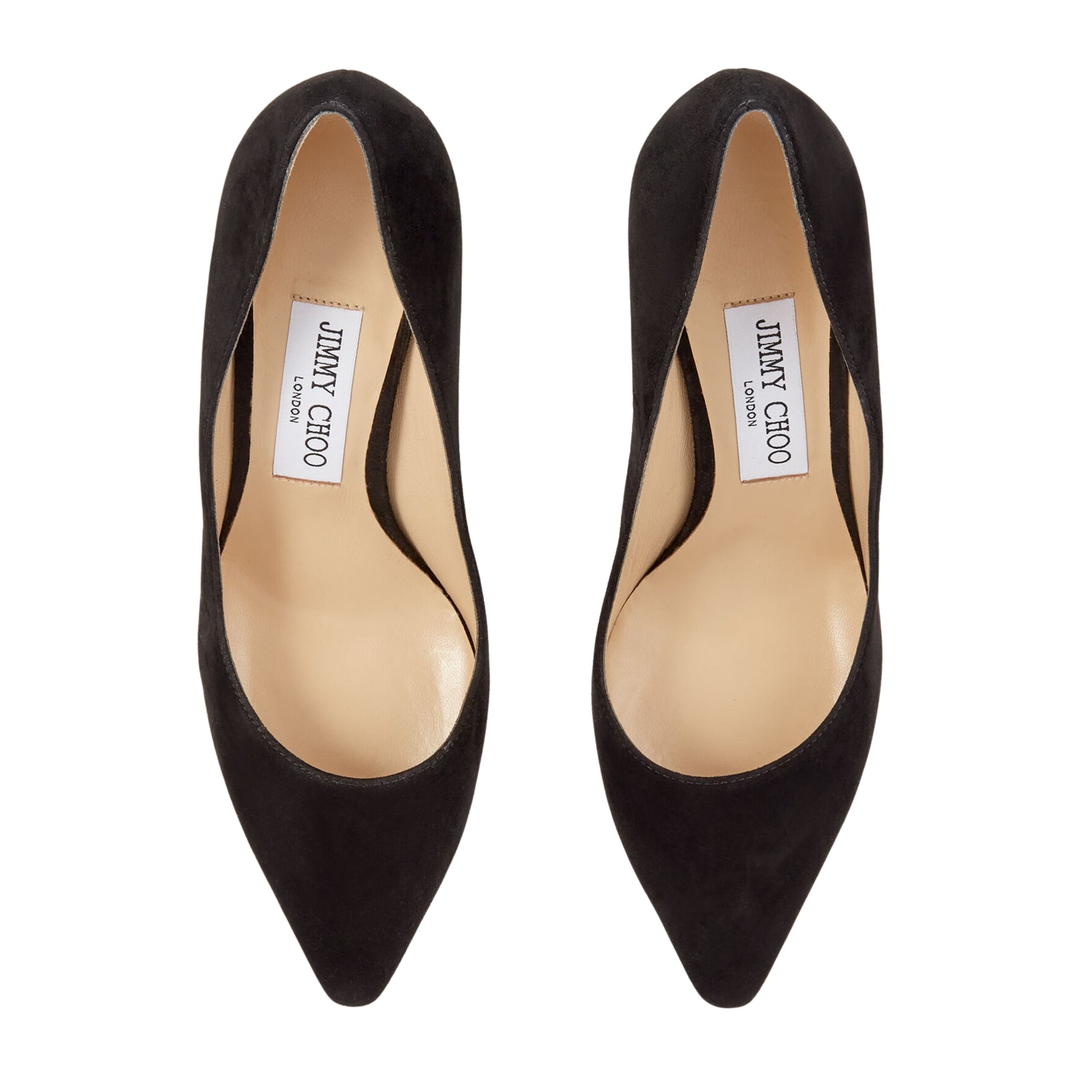 Romy 85 Pointed Pumps in Black Suede 41.5