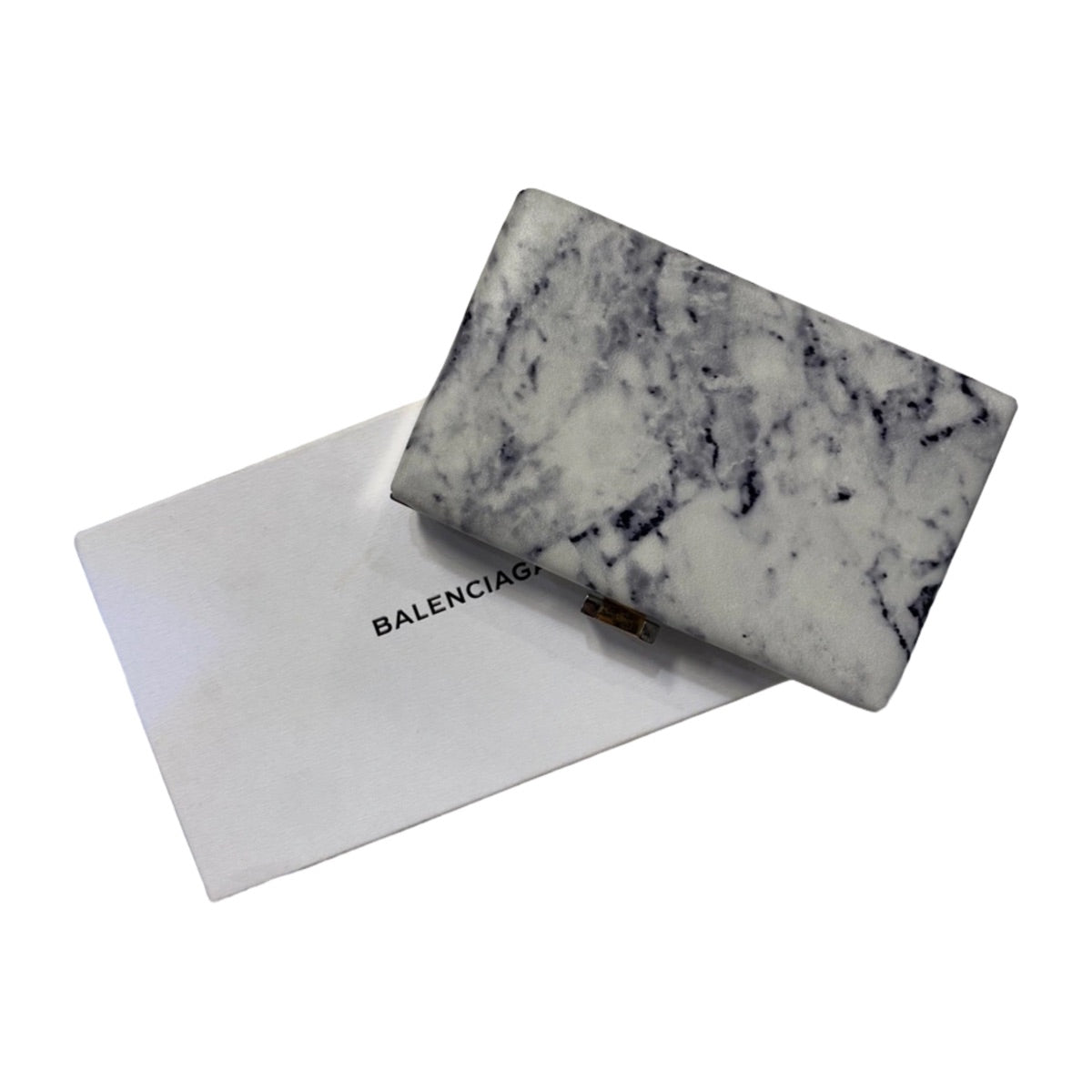 Le Dix Minaudiere Marble Box Clutch