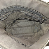 Bedford Snakeskin Grey Leather Shoulder Bag