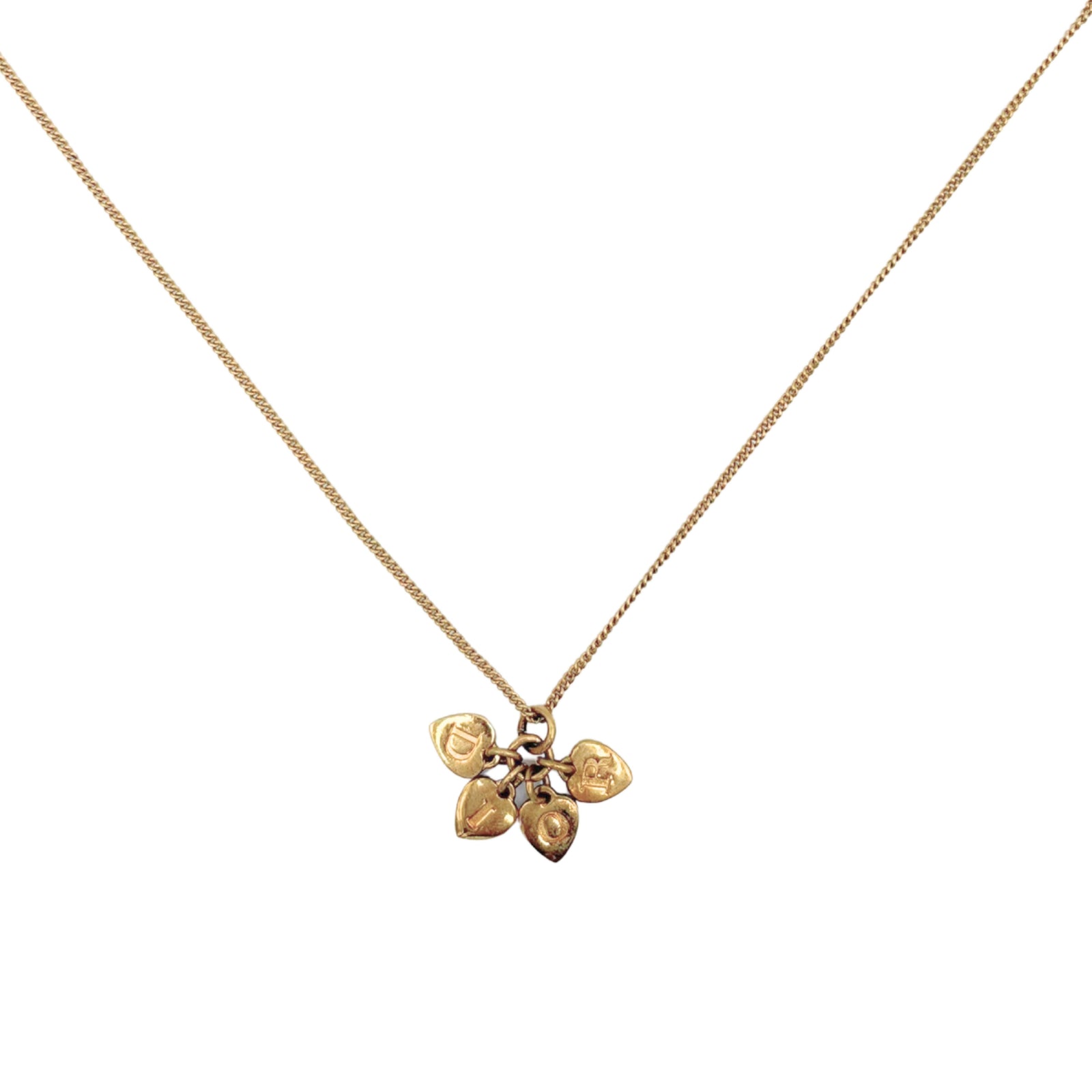 Vintage Heart Charm Necklace