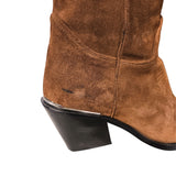 Mid Tania Boots in Toffee Suede 40