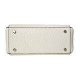 Carter Street White Pebbled Satchel