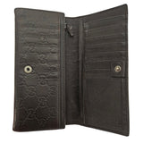 GG Continental Long Wallet in Brown