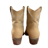 Western Ankle Boots in Nude 37.5