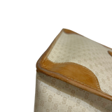 Vintage Leather-Trimmed GG Tote