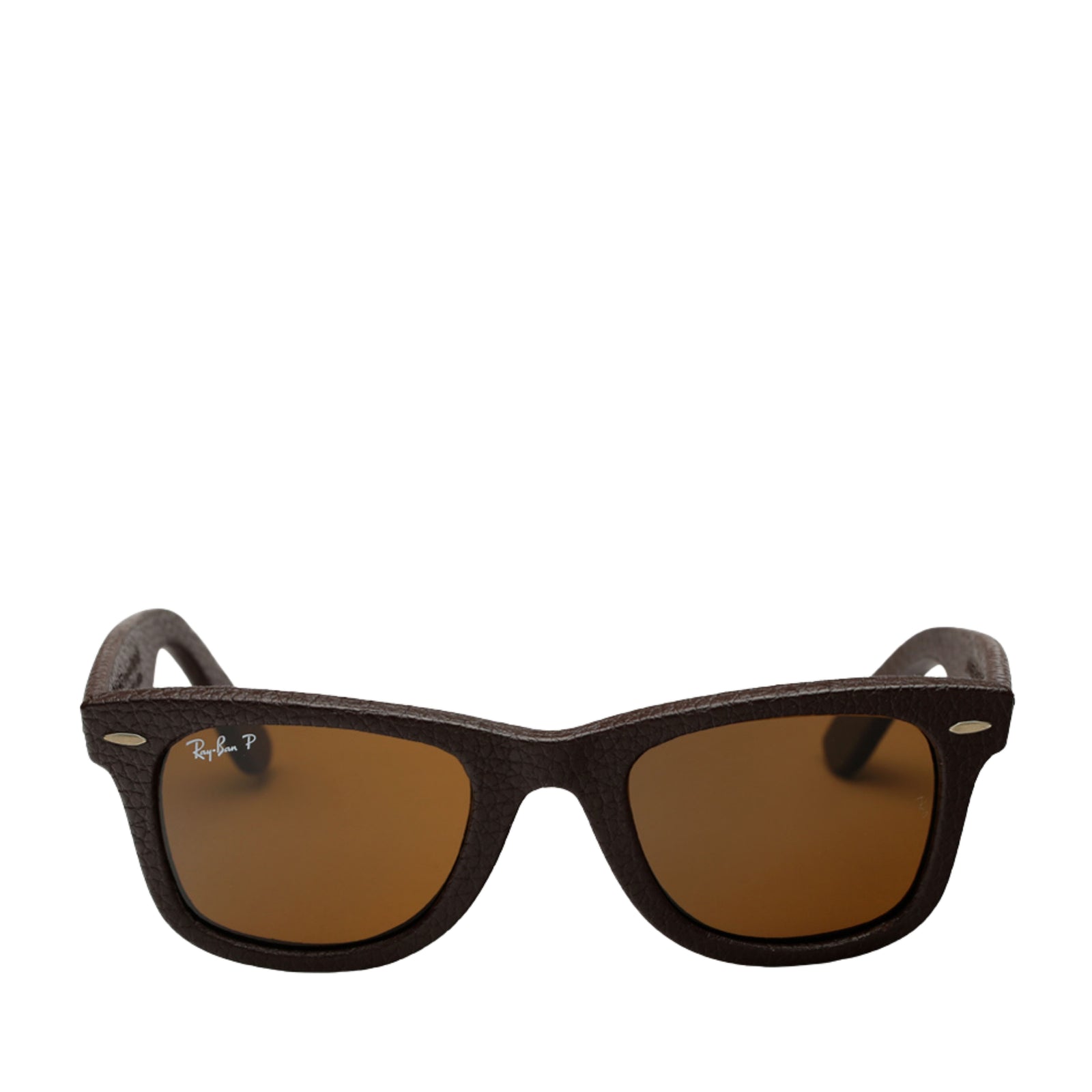 Wayfarer Leather Sunglasses