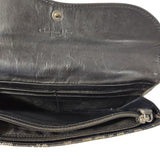 Canvas Saddle Long Wallet
