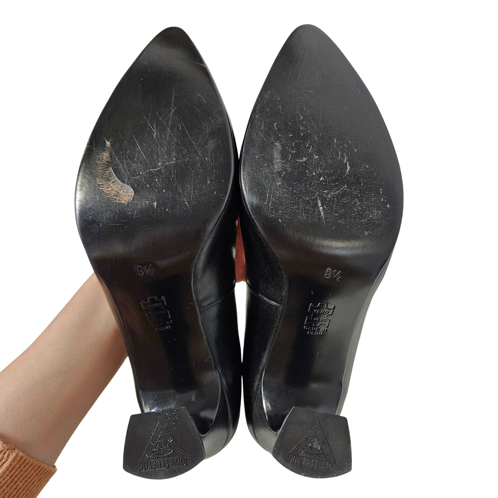 Desmond Angular Mid Heel Pumps 9.5