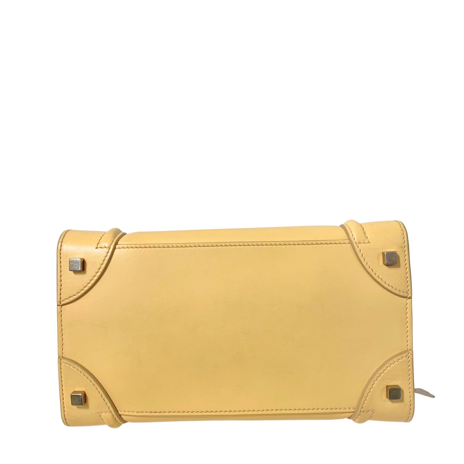 Smooth Calfskin Mini Luggage Citron