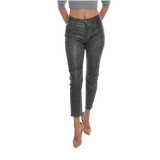 Leather Tea Slim-Fitting Pants