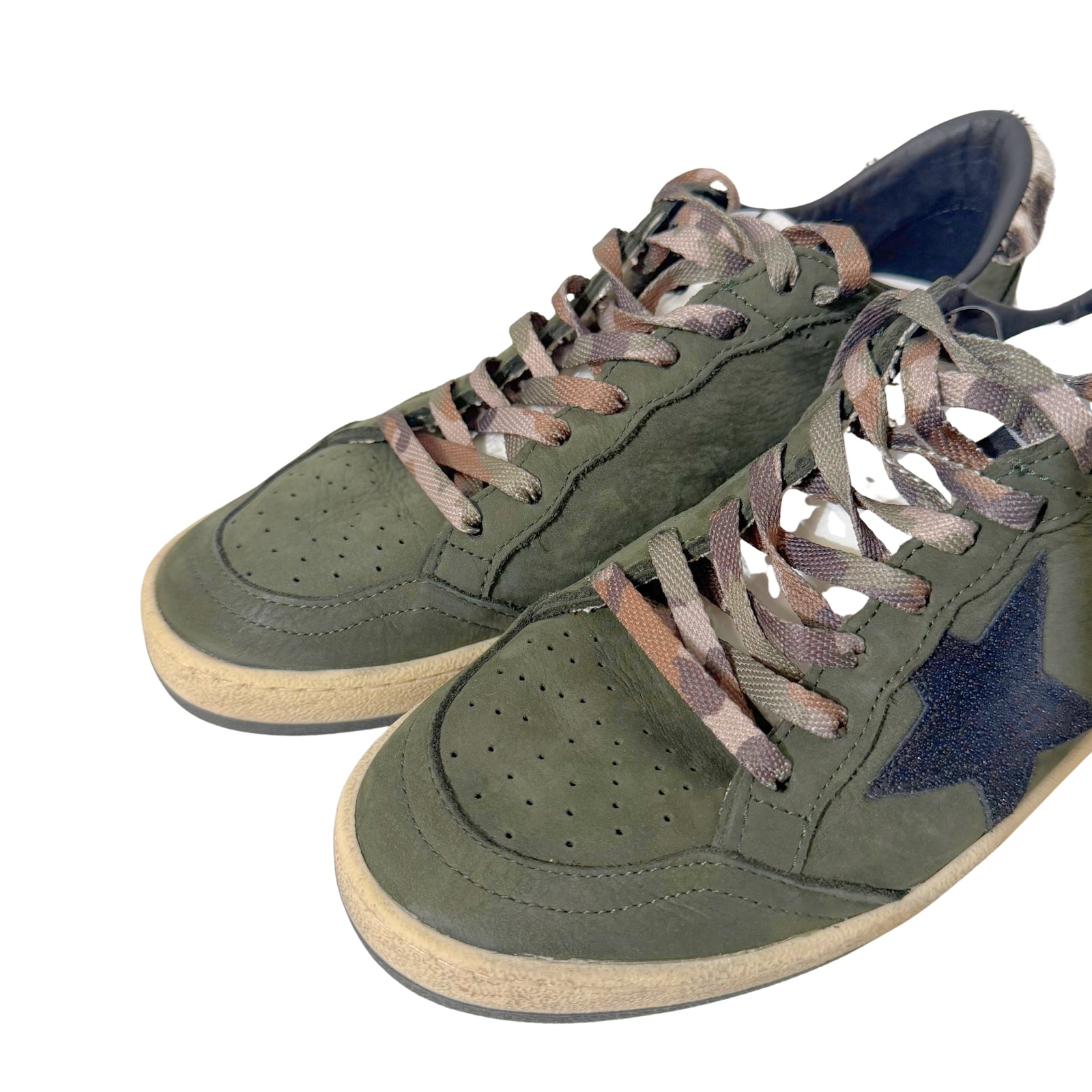 Ball Star Sneakers in Army Green 38