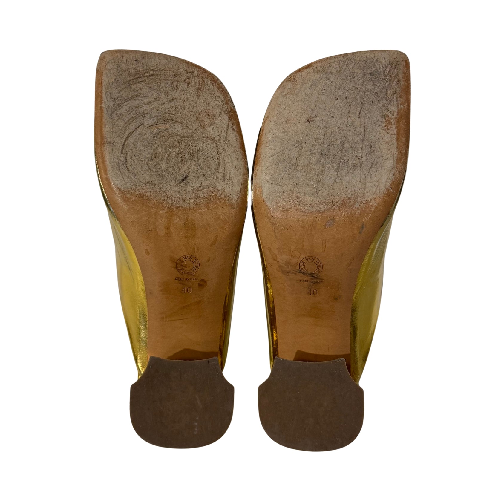Gold Sandals 40