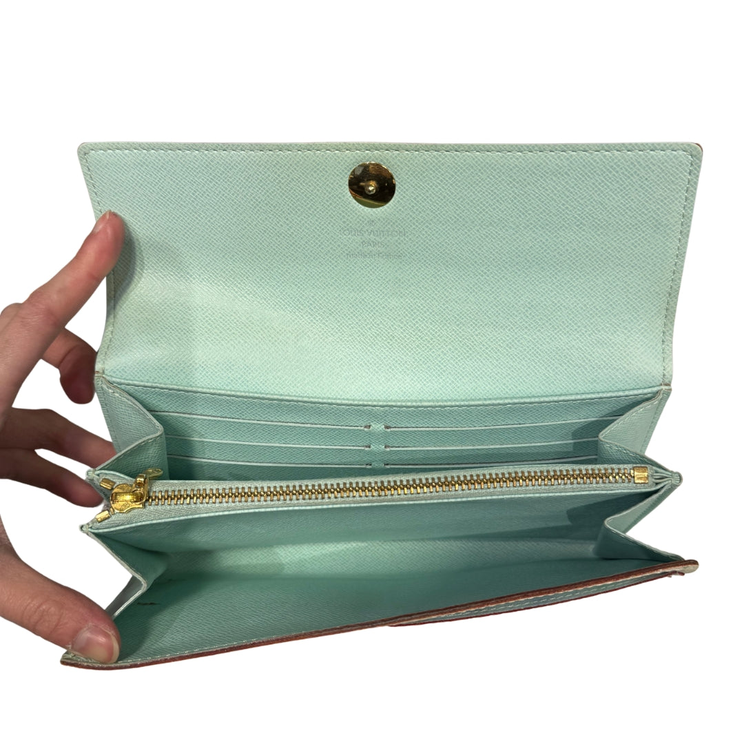 Multicolor Monogram Sarah Wallet