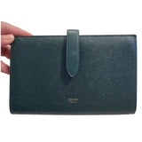 Large Strap Wallet in Grained Calfskin