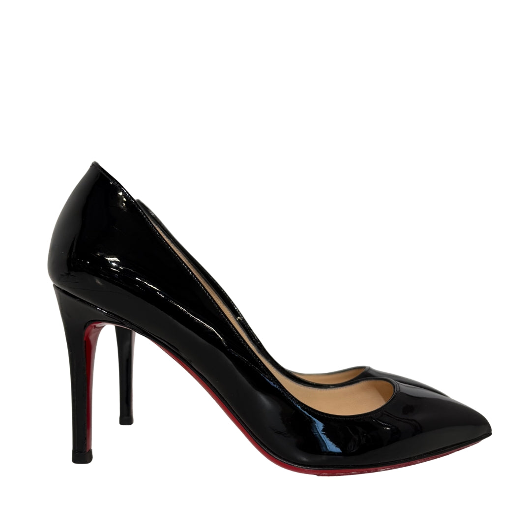 Pigalle 85 Black Patent Leather Pumps 35