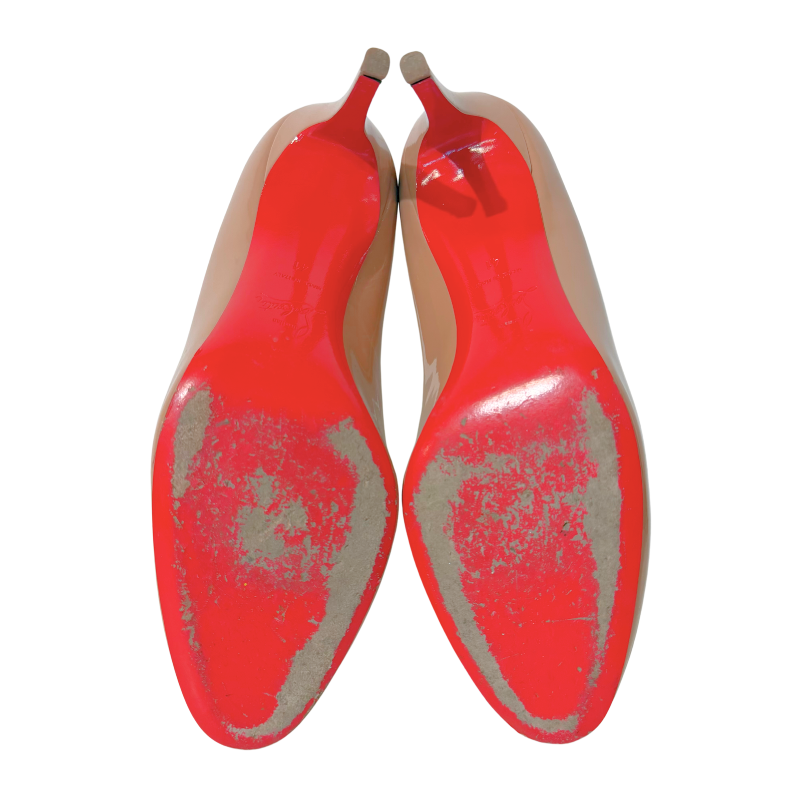 Pump Beige Patent Calf 41