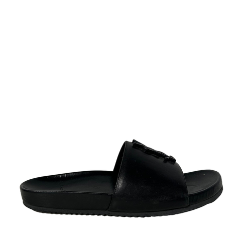 Braided Platform Wedge Black 39