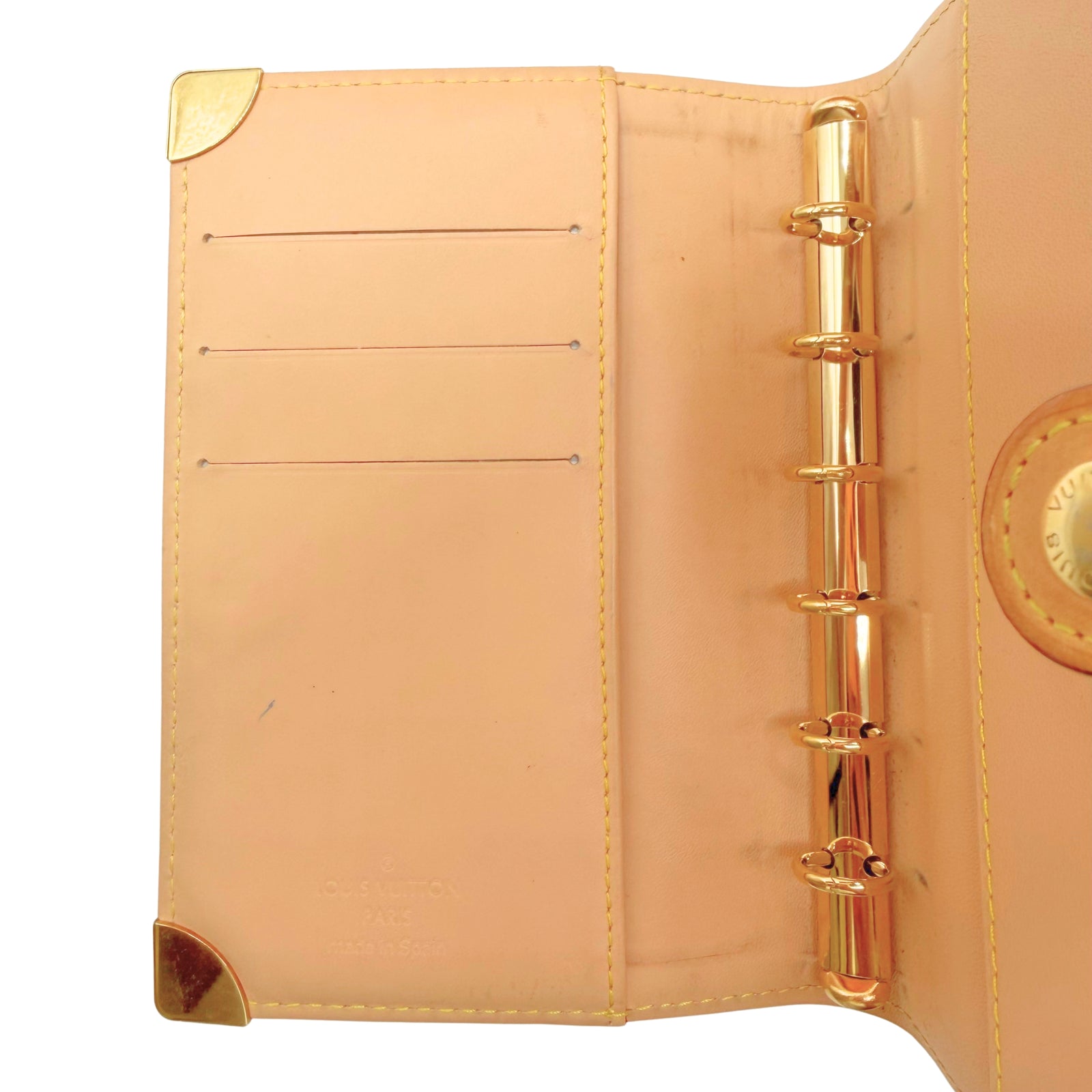 Monogram Multicolor Small Ring Agenda Cover White
