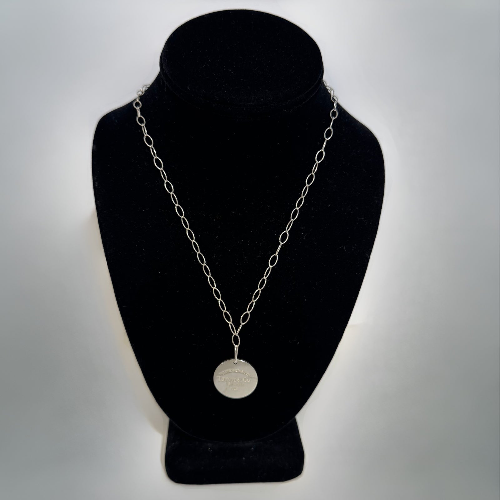Repurposed Tiffany Pendant Necklace