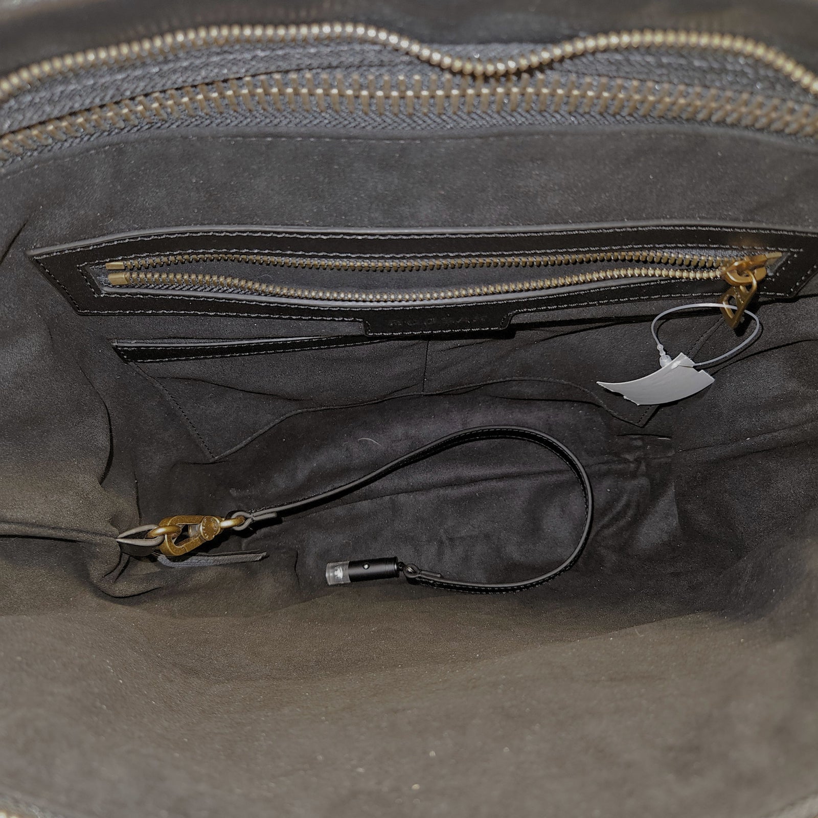 Black Leather Crossbody Bag/Backpack