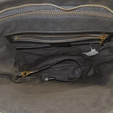 Black Leather Crossbody Bag/Backpack
