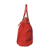 Pebbled Calfskin Bella Top Handle Red