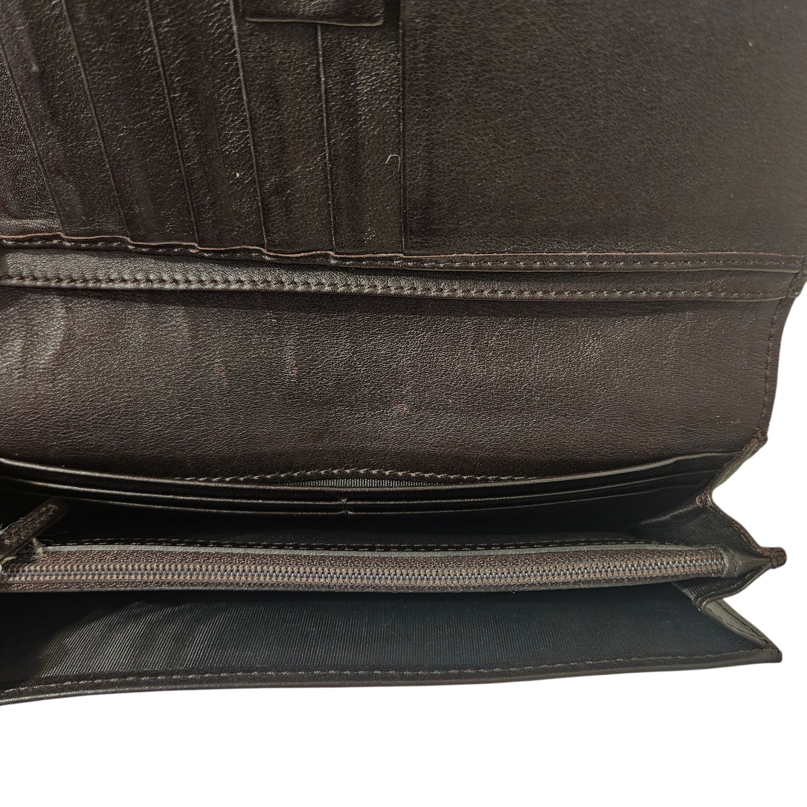 GG Continental Long Wallet in Brown