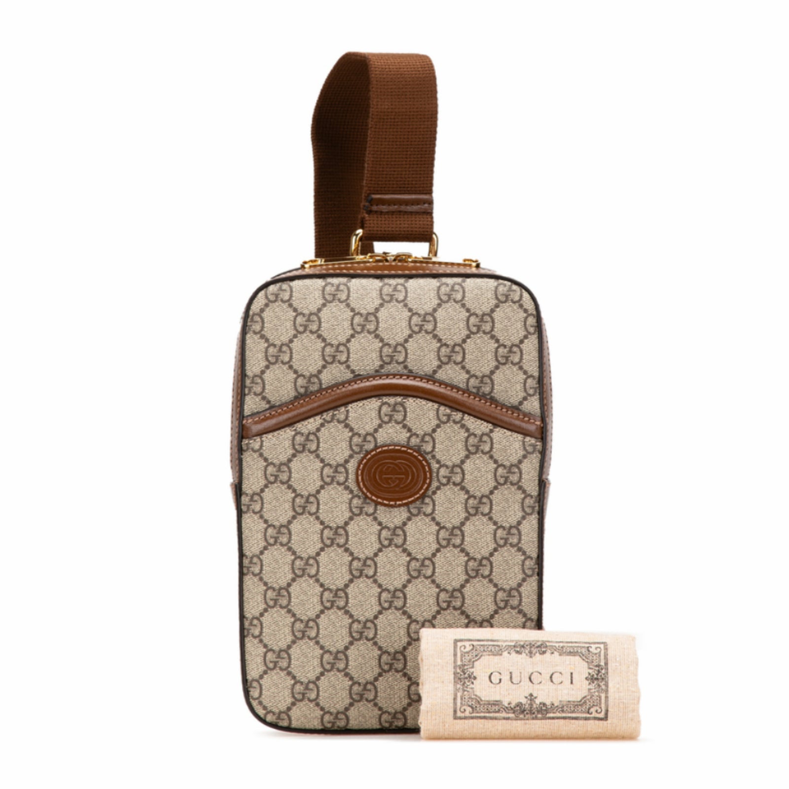 Interlocking GG Supreme PVC Shoulder Bag