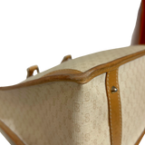 Vintage Leather-Trimmed GG Tote