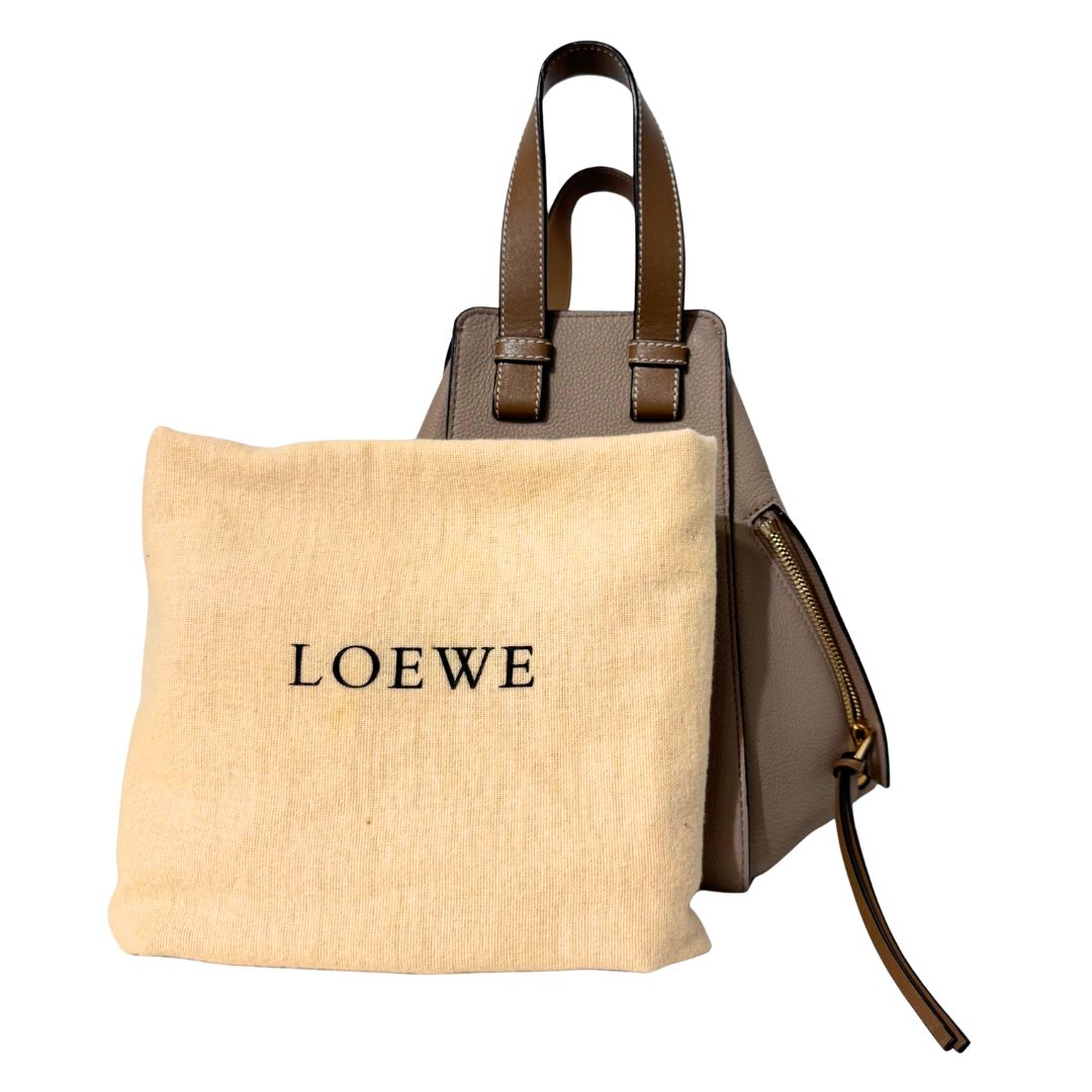 Calfskin Small Hammock Shoulder Bag Sand Mink