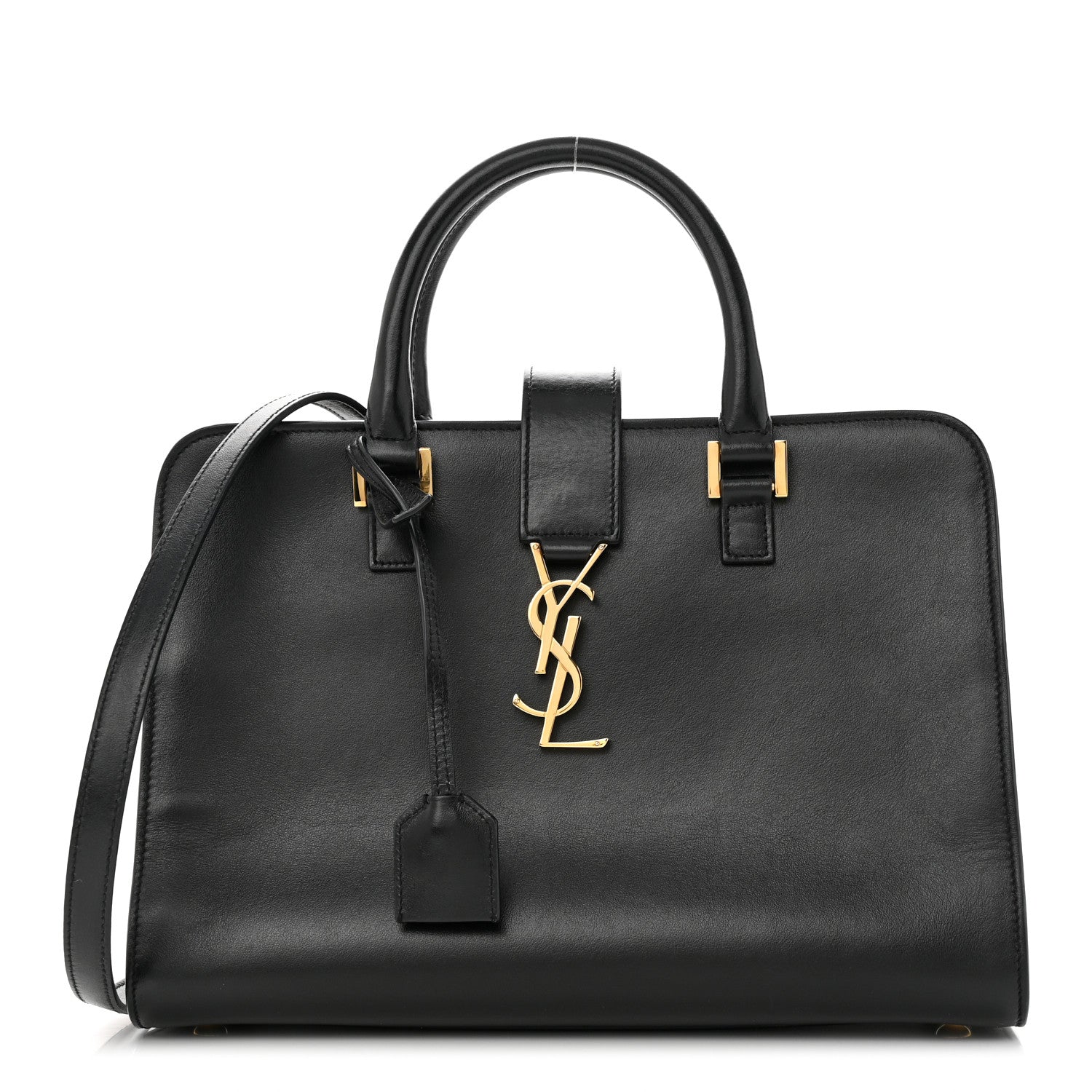 Smooth Calfskin Small Monogram Cabas Black