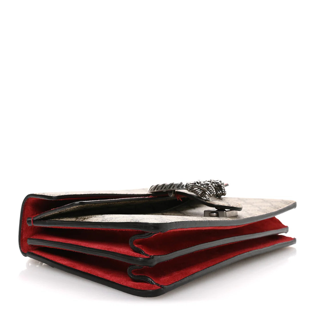 GG Supreme Monogram Small Dionysus Shoulder Bag Red