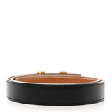 Constance H Belt Black Gold