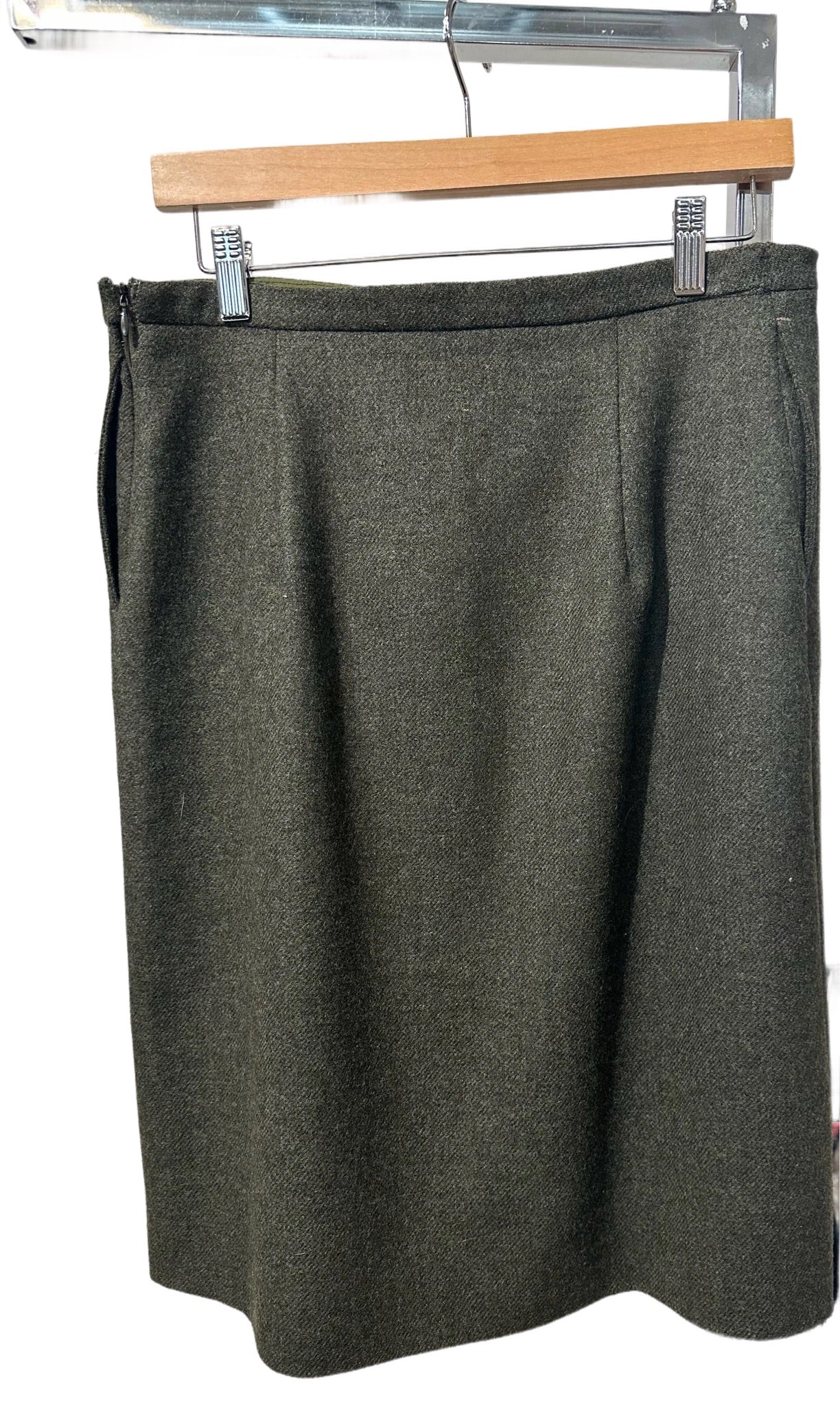 Forest Green Twill Skirt