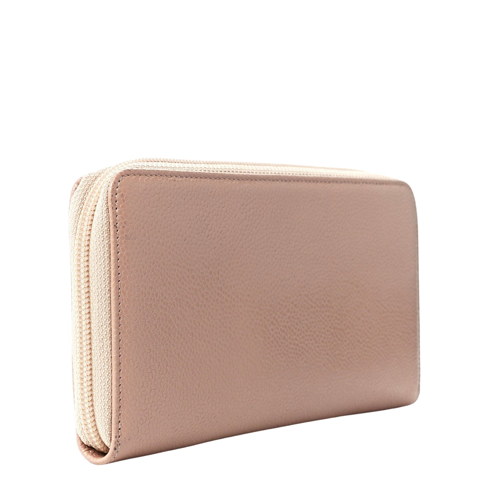 Caviar Large CC Zip Around Wallet